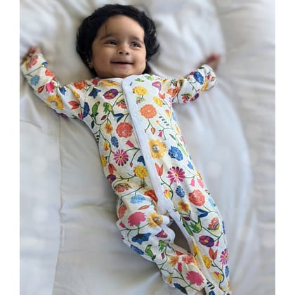 Baby Sleepsuit | Full Sleeve Romper | Phool-0-1 month