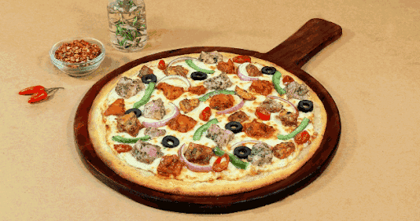 Chicken Overload Pizza [7" Regular] __ Thin Crust