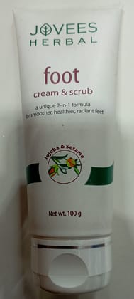 Jovees herbal foot cream & scrub 100 g