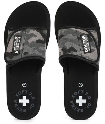DOCTOR EXTRA SOFT - Black  Womens Slide Flip flop - None