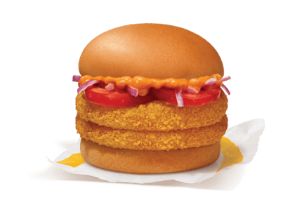 McAloo Tikki Double Patty Burger