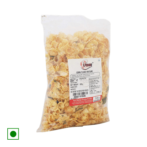 Utsav Corn Flakes Mixture Namkeen, 180 gm Pack