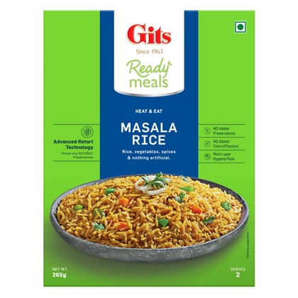 Gits READY MEALS MASALA RICE  265 GMS