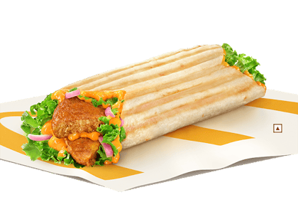 Tandoori Chicken Wrap __ Complimentary Ketchup