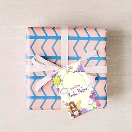 Gift tags / Gift Stickers - Radiant Fairyland theme-Lots Of Love / Flat Cards - No Ribbons / Set of 10