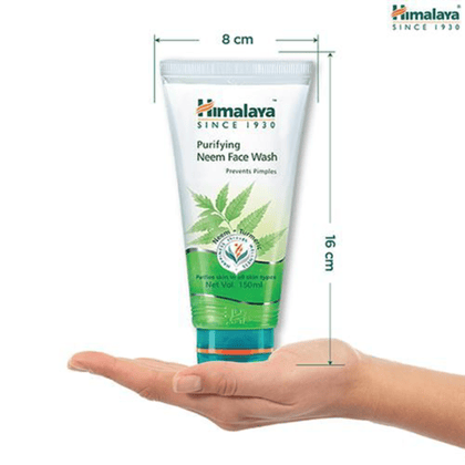 Himalaya Purifying Neem Face Wash, 150 ml Tube