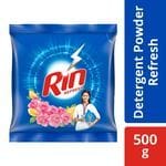 Rin Refresh Detergent Powder  Top  Front Load Lemon  Rose 500 G