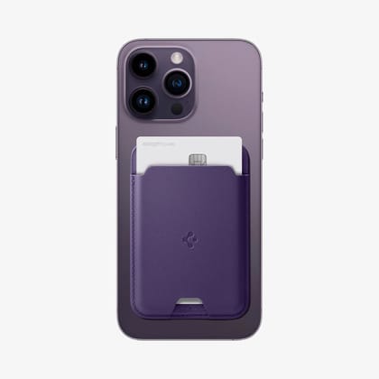 MagSafe Card Holder Valentinus (MagFit)-Purple