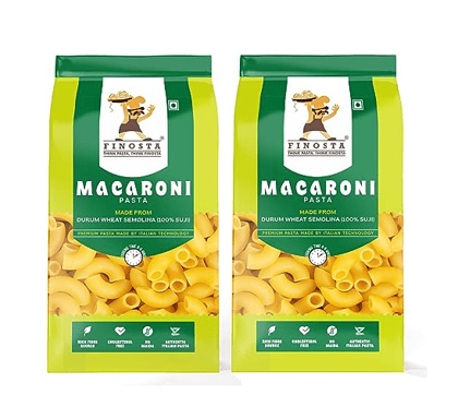 Finosta Macaroni Pasta, 500 gm Pack of 2