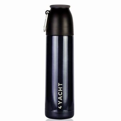 Yacht Vacuum Insulated Hot & Cold Double-Wall Thermosteel Bottle, Shine, Shadow blue, 500 ml Flask