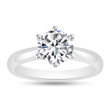 Aphrodite Engagement Ring-Silver / 9