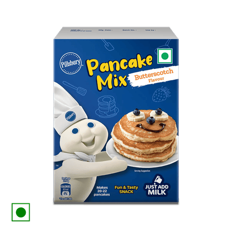 Pillsbury Pancake Mix - Butterscotch Flavour, 500 gm Box