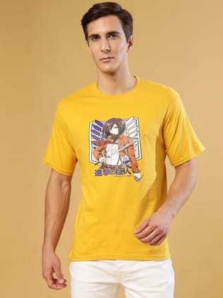 Titan Mustard Regular T-shirt-S / Mustard