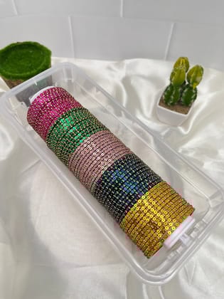 5 Color Glass Bangle Box Design - Dhan 027-2.2