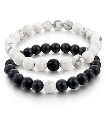 Couple & Combo Certified Natural Stones Bracelet Stylish Bracelet for Lovers | Distance Lovers Positivity Bracelet. Fashion Jewellery - None