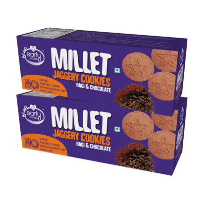Twin Pack - Ragi Choco Jaggery Cookies