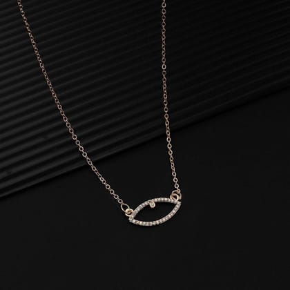 ALL IN ONE Diamond Fashionable Golden Color Necklace for Ladies