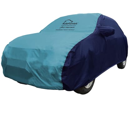 Mahindra Marshal Car Body Cover, Triple Stitched, Heat & Water Resistant with Side Mirror Pockets (SPORTY Series)-Sporty Aqua