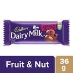 Cadbury Dairy Milk Fruit & Nut Chocolate Bar, 36 G