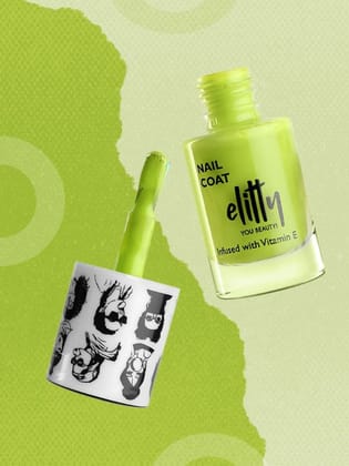 Elitty Mad Over Nails, 12 Toxin Free, Infused with Witch Hazel, Matte- Green Flags Only (Green), 6ml