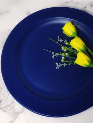 Blue Matte Dinner Plate - MyCera