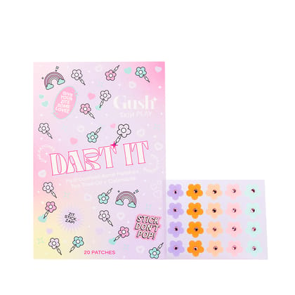 Gush Beauty Dart It Hydrocolloid Pimple Patches For Healing Acne, Zits And Blemishes - Flower