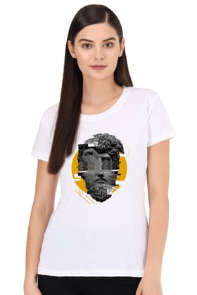 Glitch Greek Philosopher-S / White