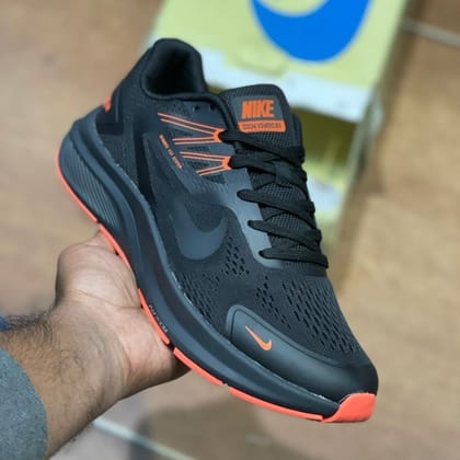 Stylish Air Zoom Vomero 24 Running Shoes For Men-41 / Black-Orange