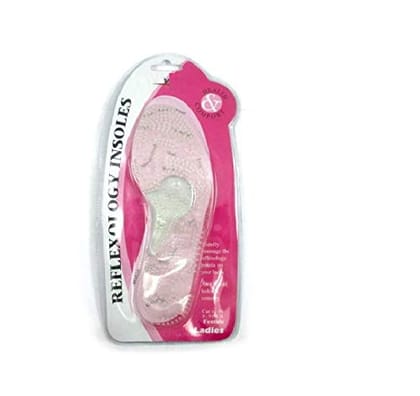 Magnusdeal Silicone Reflexology Orthopedic Insoles, Foot Massager for Women, 1-Pair