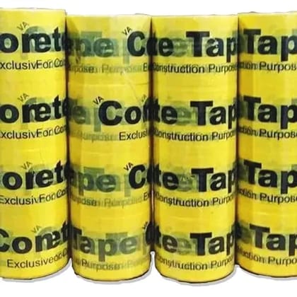Buildingshop Shuttering Tape/Concrete tape/Bopp Tape Used In Slab For Construction Of Buildings & Multi Purpose Use-12 / 100 Meter