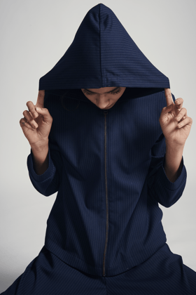 THE TRAVELER HOOD-XXL / Blue