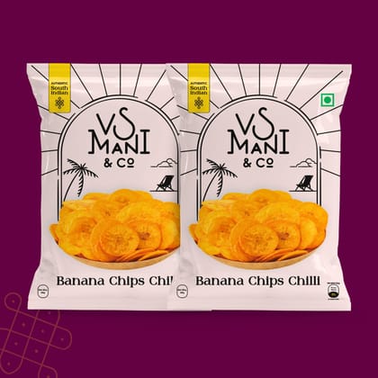 Chilli Banana Chips - Pack of 2