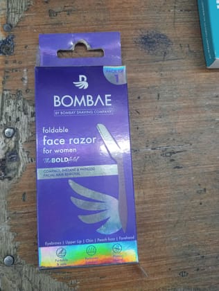 Bombae foldable face razer for women 