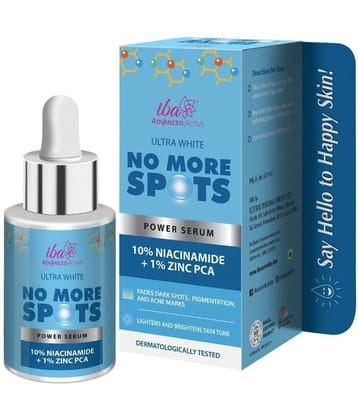 Iba Ultra White No More Spots Niacinamide Power Serum, 30ml ,For Dark Spots, Blemishes (Pack of 1)