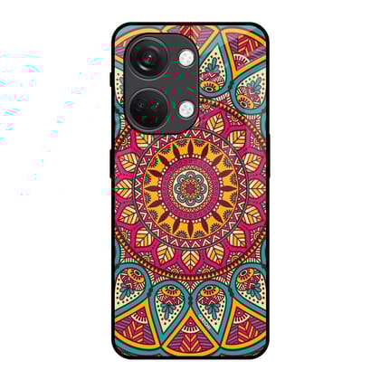 Elegant Mandala Glass Case for OnePlus Nord 3 5G