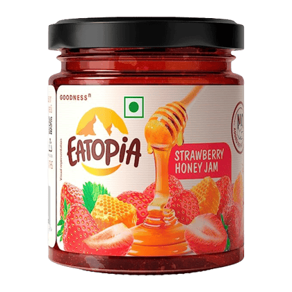 Eatopia Refined Sugar Free Strawberry Honey Jam