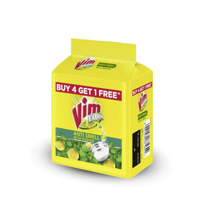 Vim Extra Anti Smell Dishwash Bar, 1000 gm Pack