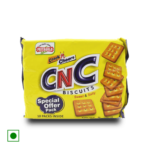 Priyagold Crack N Cheer Biscuits - Sweet & Salty, 400 gm Pack