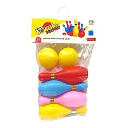 Quixot 8 Pin Small Bowling Set With 2 Balls