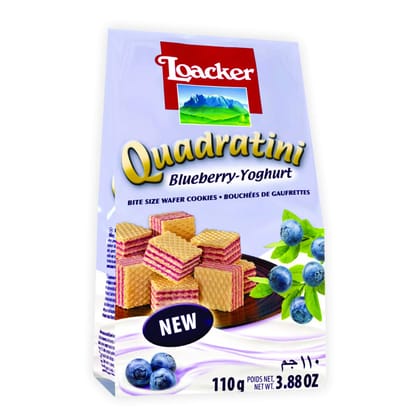 Loacker Quadratini Blueberry Yoghurt 110g