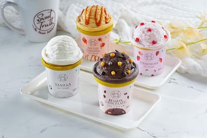 Ice Cream Pack Of 4 __ Vanilla Ice Cream,Vanilla Ice Cream,Vanilla Ice Cream,Vanilla Ice Cream