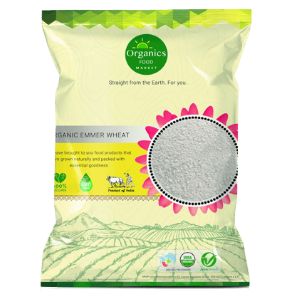 Emmer Wheat Flour - 100% Khapli Atta (5kg Pack)