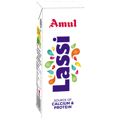Amul Lassi - Rose Flavour, Source Of Calcium & Protein, 200 Ml Carton(Savers Retail)