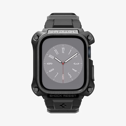 Apple Watch Series - Tough Armor Pro Metal-Apple Watch (45mm) / Black / In Stock