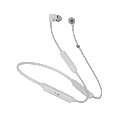 boAt Rockerz Trinity | Wireless Neckband Earphones with Crystal Bionic Sound powered by HiFi®️ DSP, 10mm Drivers, Upto 150 Hours Playback, ASAP™️ Charge, ENx™️ Technology Kutch White