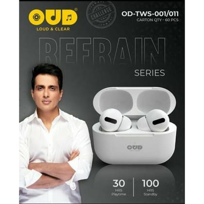 OUD OD TWS001/011 Refrain Series Wireless Earbuds(30Hrs Playtime)