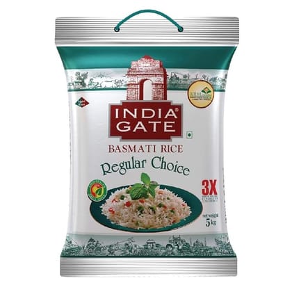 India Gate Regular Choice Basmati Rice 5 KILOGRAM