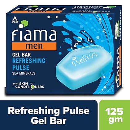 Fiama Refreshing Pulse Men gel Bar 125 g