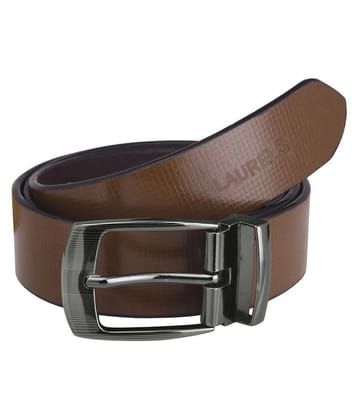 Laurels Brown Leather Formal Belt - Pack of 1 - None