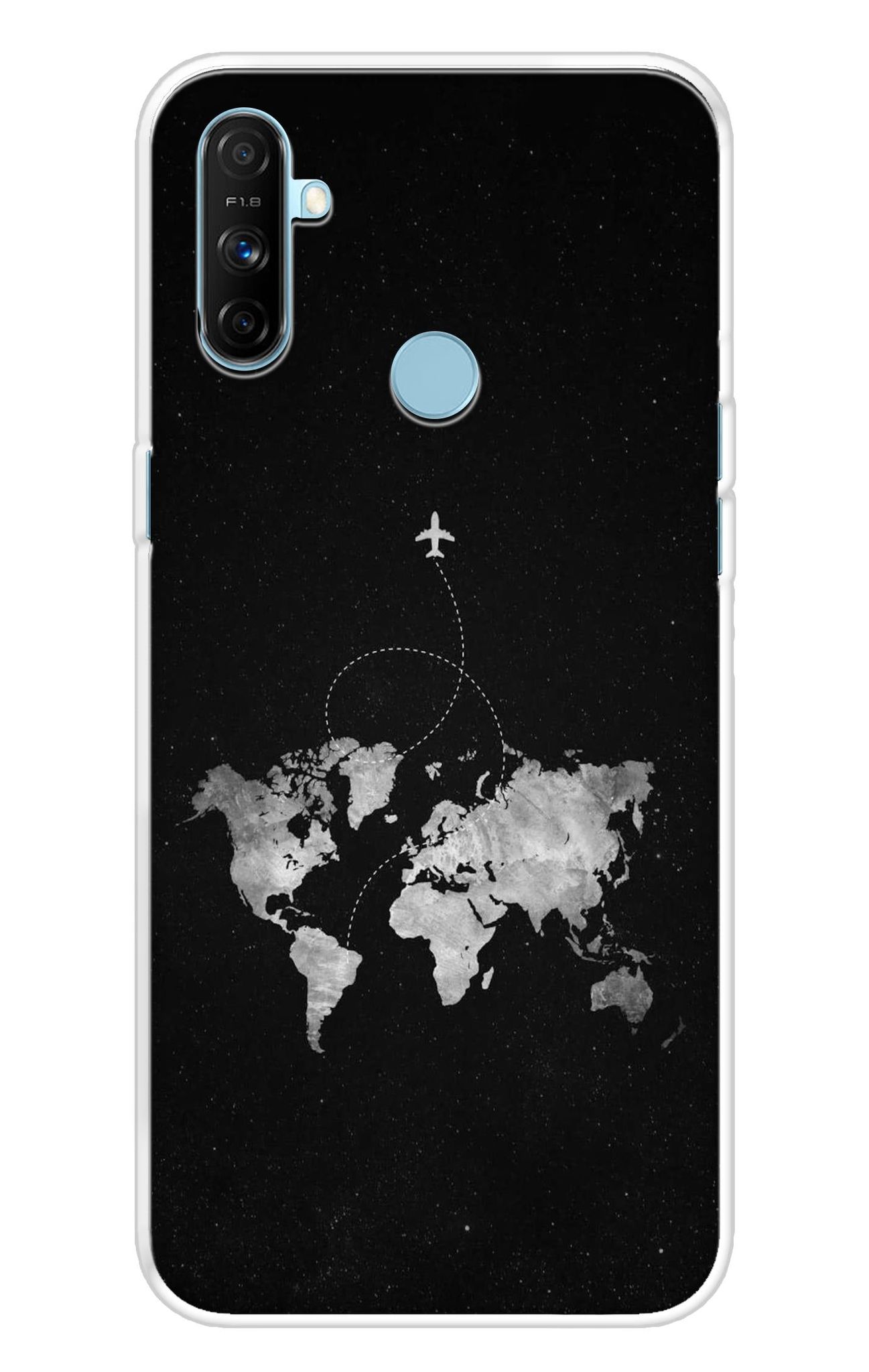 World Tour Soft Cover for Realme Narzo 20A